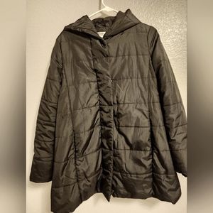 Motherhood Maternity black winter coat (M)